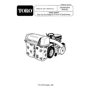 Toro Wheel Horse 42-inch 79201 Bagger manual cover