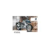 BMW R 1200GS 2015 Motorcycle manual cover