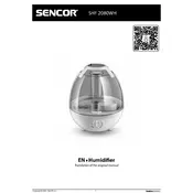 Sencor SHF 2080WH Humidifier manual cover