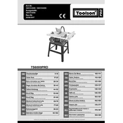 Toolson Pro TS6000PRO 3901314958 Saw manual cover