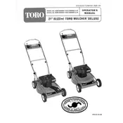 Toro Mulcher Deluxe 21-inch 18095 Mower manual cover