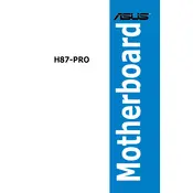 ASUS H87-PRO Motherboard manual cover