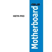 ASUS H87M-PRO Motherboard manual cover