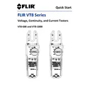 Flir VT8 Series Tester manual cover