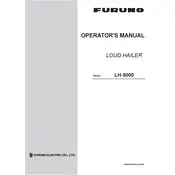 Furuno LH-5000 Loud Hailer manual cover