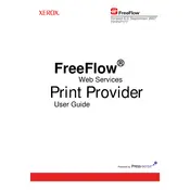 Xerox FreeFlow Web Services Print Provider Ver.6.0 Software manual cover