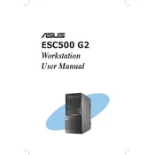 ASUS ESC500 G2 Server manual cover