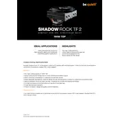 be quiet! Shadow Rock TF2 160W TDP Cooler manual cover