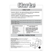 Clarke 6600504 CSR5150 Shelf Unit Silver manual cover