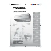 Toshiba RAS-10SAV(R) Air Conditioner manual cover