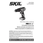 Skil HD5290A-10 Drill manual cover