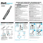 Shark Wandvac WV200 Vacuum manual cover