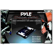 Pyle PLA1200 Amplifier manual cover