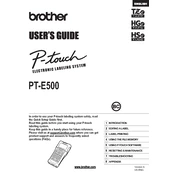 Brother P-touch PT-E500