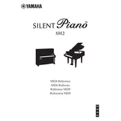 Yamaha Silent Piano SH2 Piano manual cover