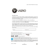 Vizio VM190XVT TV manual cover