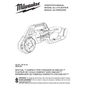 Milwaukee M18 Fuel 2870-20 Pipe Threader manual cover