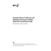 BT Essential Phone Y Phone manual cover