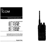 Icom IC-T21A Transceiver manual cover