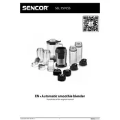 Sencor SBL 7570SS Smoothie Maker manual cover