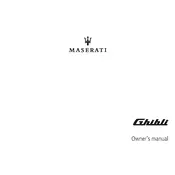 Maserati Ghibli 2019 Sedan manual cover