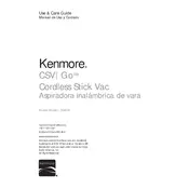 Kenmore DS4020 Vacuum manual cover