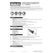 Sealey SX299JAG Cutter manual cover