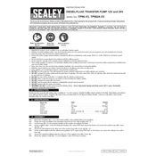 Sealey TP96.V3 Pump manual cover