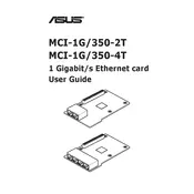 ASUS MCI-1G-350-4T Server manual cover