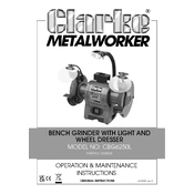 Clarke 6500524 CBG6250L Bench Grinder Light Wheel Dresser manual cover