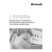 Brandt BWD35T Dryer manual cover