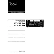 Icom IC-575A Transceiver manual cover