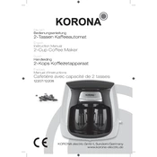 Korona 12207 Coffee Maker manual cover