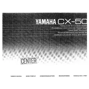 Yamaha CX-50 Amplifier manual cover