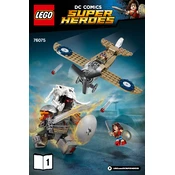 LEGO Super Heroes 76075-1 Construction Set manual cover