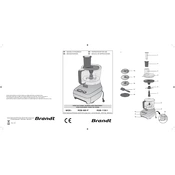 Brandt ROB-900P Food Processor manual cover