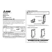 Mitsubishi MR-J3W03BATSET Battery Set manual cover