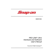 Snap-on Pro-Link Ultra Scanner manual cover