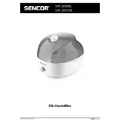 Sencor SHF 2050BL Humidifier manual cover