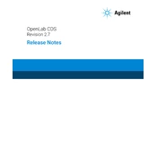 Agilent OpenLab CDS 2.7 Software manual cover