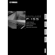 Yamaha P-155 Piano manual cover