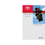 Toyota Camry HV 2016 Sedan manual cover