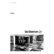 De Dietrich DOV1545DG Oven manual cover