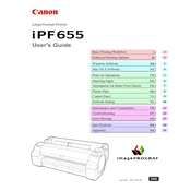 Canon imagePROGRAF iPF655 manual cover