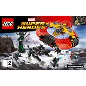 LEGO Thor 76084-2 Construction Set manual cover