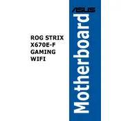 ASUS ROG STRIX X670E-F GAMING WIFI Motherboard manual cover