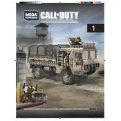 Mega Construx Mattel Call of Duty Heavy Tactical Cargo Truck FVG06 Construction Set manual cover