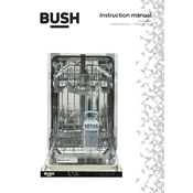 Bush DW9SLINTWE1 9332755 Dishwasher manual cover