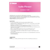 Yamaha Audio Phraser Software manual cover