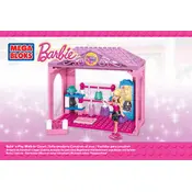 Mega Bloks Mattel Barbie Walk-in Closet CND45 Construction Set manual cover